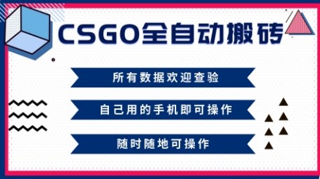 CSGO全自动搬砖，年底钱回家好项目，当天可拿到结果，新手小白轻松月入1W+【揭秘】-玖易创客