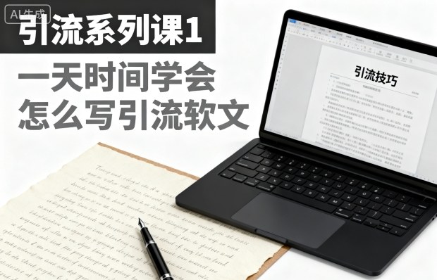 引流系列课1,一天时间学会怎么写引流软文-玖易创客