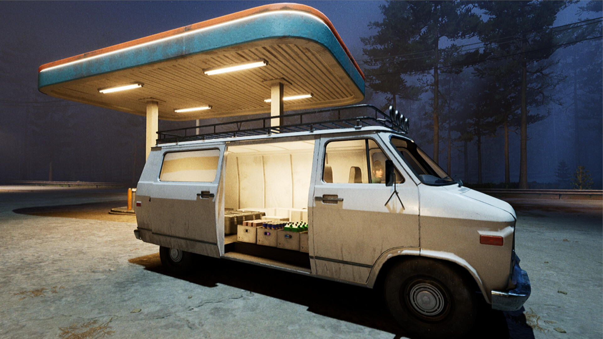 出口前：加油站/Before Exit: Gas Station-玖易创客