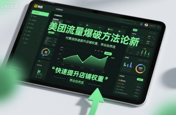 美团流量爆破方法论，付费流快速提升店铺权重，带动自然流-玖易创客